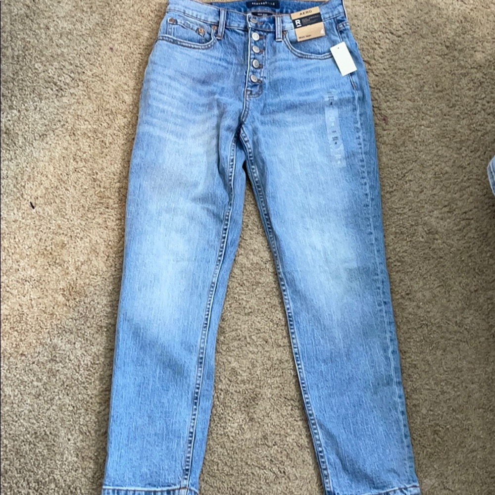 High waisted mom jeans